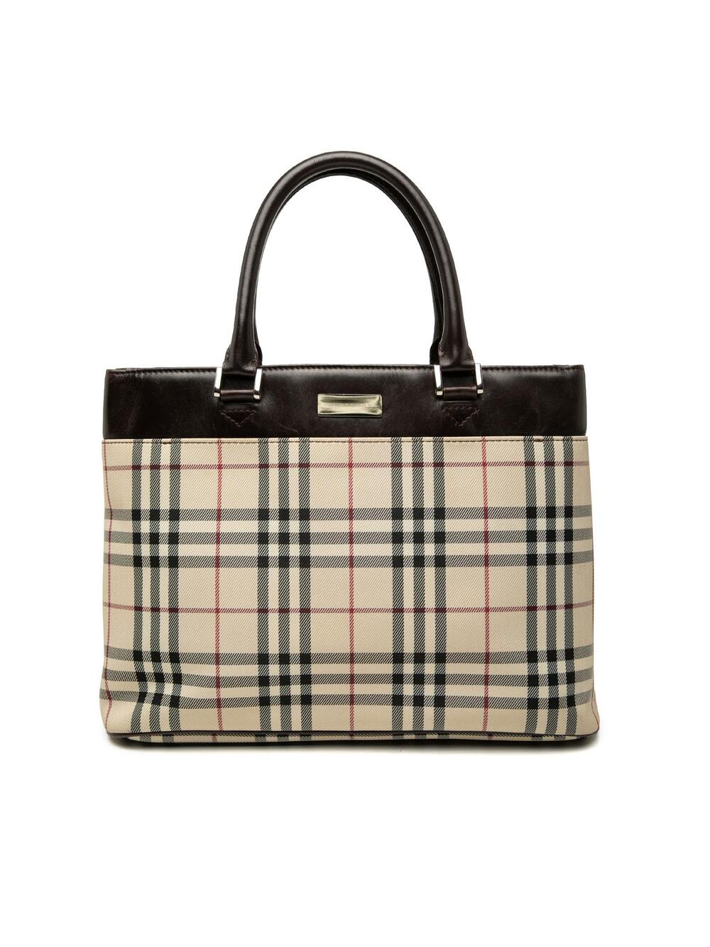 Burberry House Check Canvas Tote Pre- #315863B39B